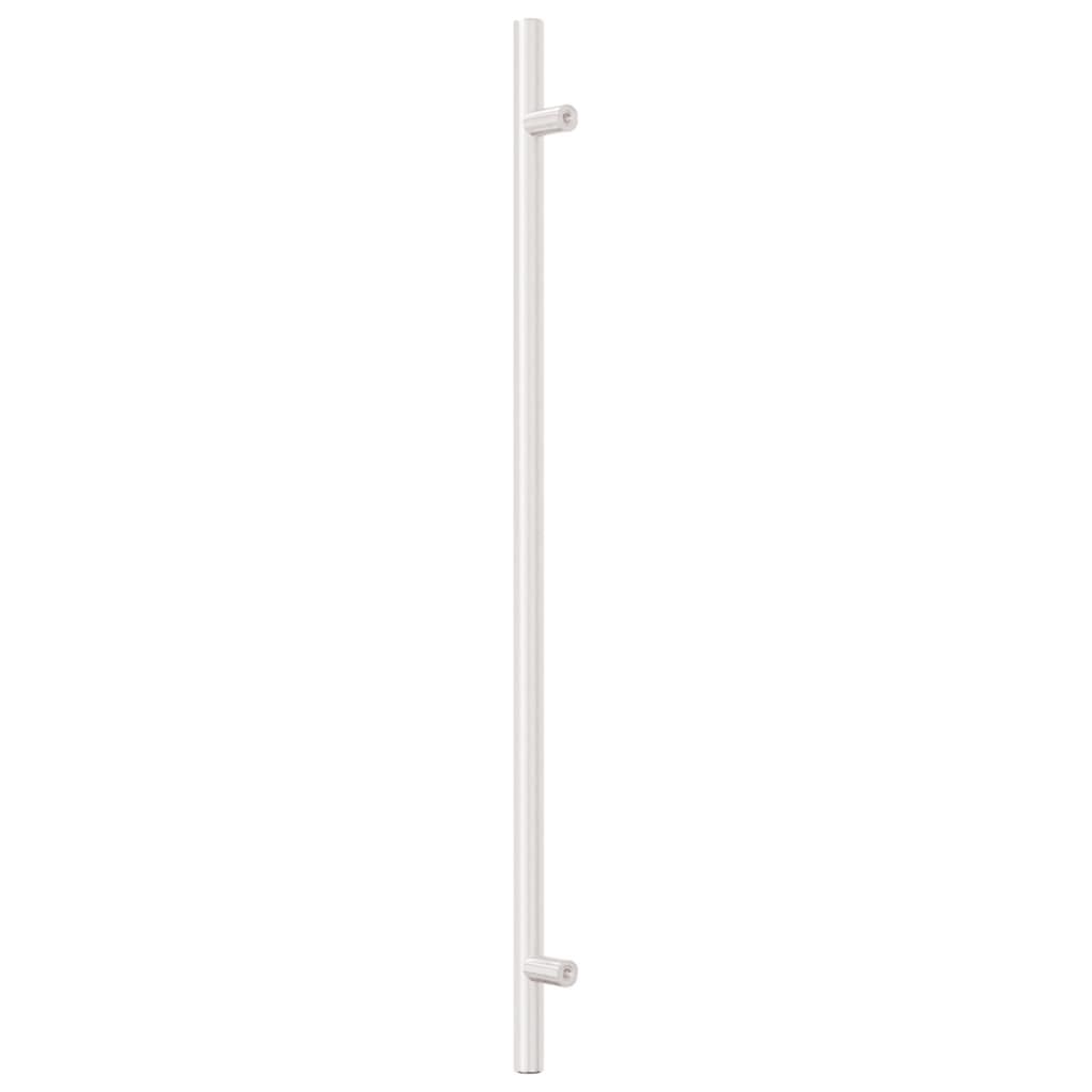 Hothingwell Uchwyty do szafki 10 szt. srebrny 320 mm stal nierdzewna | Nowoczesny design, szczotkowane wykończenie, odporne na korozję, regulowane śruby, do szuflad i szafek