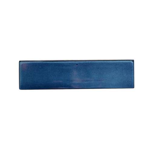 Plato de sushi rectangular de cerámica azul miniatura 1