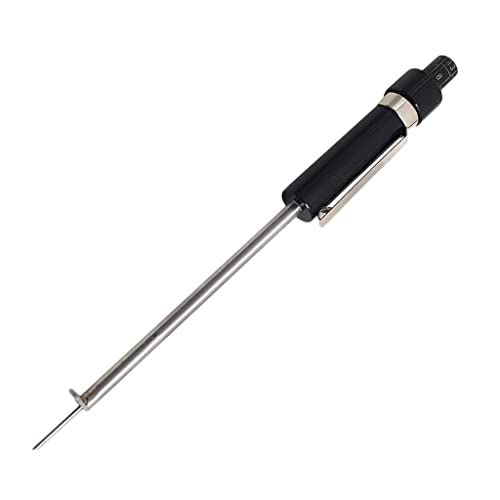 zalati Medidor de espesor de pastillas de freno Dispositivo de revestimiento de freno Herramienta de medición Regla Herramienta de garaje Accesorios automotrices para medir - Negro Plata