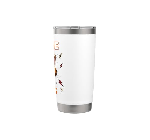 j'aime pas les gens sarcasme humour chat roux grognon Gobelet isotherme en acier inoxydable double paroi – vue 2