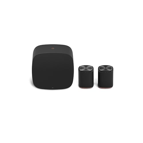 Image of LG Sound Suite Stereo Suite 5 Pro Wireless Bundle | 2X M5 Wireless Dolby Atmos Speakers + W7 Subwoofer | Dolby Atmos FlexConnect | Apple Airplay & Google Cast | Multi-Room Support (New 2026 Model)