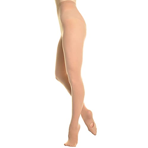 Image of Angelina Women's and Girls' Professional-Grade Convertible Ballet Tights
