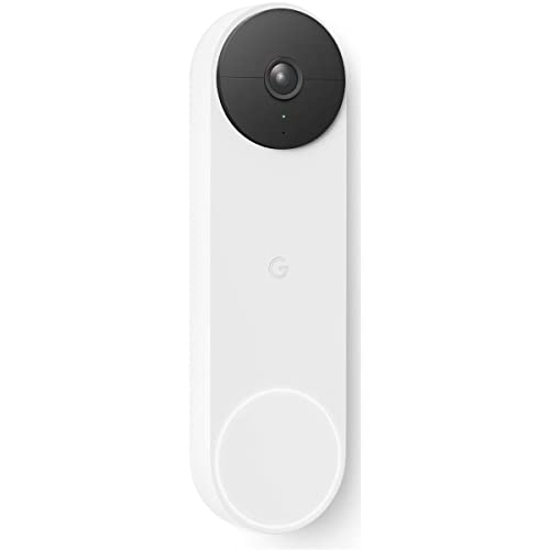 google nest doorbell battery - snow