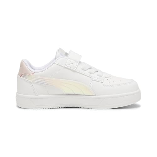 PUMA Caven Holo 2.0 AC+ PS Basket, Brume Mauve Blanche Silver, 35 EU