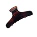 Parcelona French Flat Small Tortoise Brown Shell Narrow Salon Jaw Hair Claw Clip Clutcher Clamp