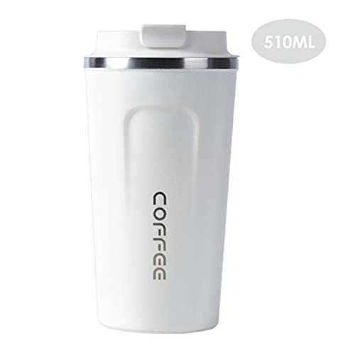 Aibecy Copo de café de aço inoxidável à prova de vazamentos copo térmico isolado para carro caneca d