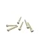 Metallor Acoustic Guitar Bridge Pins String Peg Guitar Parts Replacement Pack of 6 Pieces White with Black Dot.