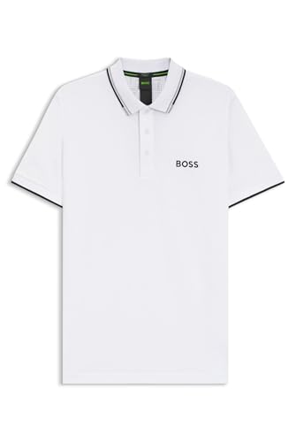 Polo Boss Paddy Pro homme en maille piquée premium et finitions haute couture