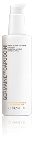 Germaine De Capuccini - Leche Desmaquillante Esencial - Limpia Impurezas Y Maquillaje - Para Pieles Secas Y Sensibles - Propiedades Calmantes, Antioxidantes Y Hidratantes - 200 Ml Germaine De Capuccini - Leche Desmaquillante Esencial - Limpia Impurezas Y Maquillaje - Para Pieles Secas Y Sensibles - Propiedades Calmantes, Antioxidantes Y Hidratantes - 200 Ml
