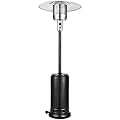 Vivicreate 48000 BTU Outdoor Propane patio hear with wheels,CSA listed regulator and gas hose, black, 88 inch height, HT-H-3001