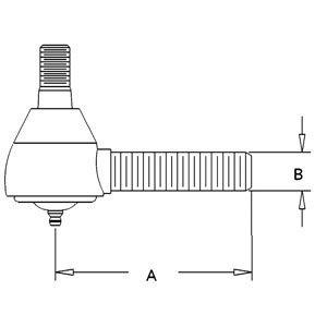 A&I Products Tie Rod Short Inner Part No: A-AR85945