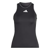 adidas Mujer Club Tennis Tank Top, Black, M