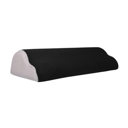 KiBcsLic Foot Rest Under Desk at Work Leg Foam Footrest Pillow Office Foot Stool for Car Gaming Home Office, Black