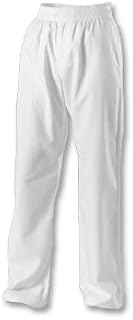 Taekwondo - Pantalones de algodón (000/110 cm), Color Blanco