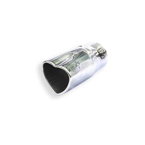 Embout silencieux d'échappement voiture universel 60mm gris foncé accessoire de tuning