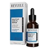 Revuele Ácido salicílico 2% de suero para la cara – Sérum facial aclarante contra impurezas y poros obstruidos, exfoliante y regulador del sebo, para pieles grasas e impurezas, 30 ml