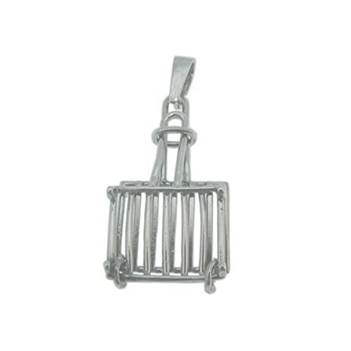 Colgante de plata parrilla pequeña