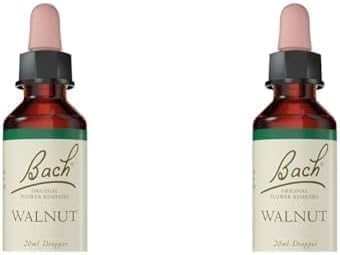 BachOriginal Flower Remedies, Walnut, Easy-to-Use, Natural Approach to Emotional Wellbeing Flower Essences, Vegan Formula, 1 Dropper Bottle x 20 ml, Natural Remedy (Pack of 2)