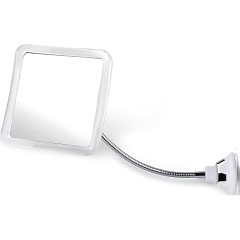 MIRRORVANA Fogless Shower Mirror with Gooseneck Cover