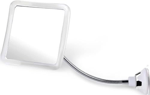 MIRRORVANA Fogless Shower Mirror with Adjustable Gooseneck