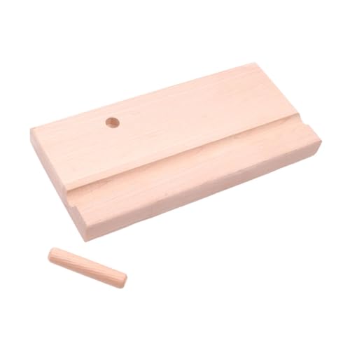 LIOOBO Kalimba Stand Wooden Display Rack for Thumb Piano and Ocarina Portable Multi-Function Support Holder Solid Wood Design Suitable for Home Décor and Performance