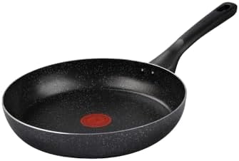 Frigideira Rochedo Stone Pro 24cm Preto com Efeito Pedra e Antiad...