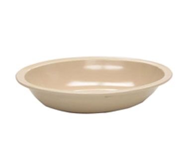 Adcraft MEL-OV40T Bowl, Oval, 36 Oz., 10 X 7-3/8 X 2-1/4, Melamine, Tan-MEL-OV40T