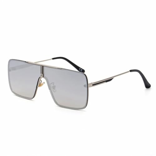 Lunettes de soleil de luxe à monture métallique et finition punk raffinée