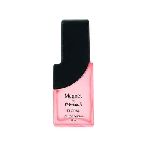 Image of OSSA Magnet Floral Eau De Parfum 15 ml for Men & Women |Long Lasting Unisex Perfume with Bergamot, Cassis, Lily of the Valley, Vanilla, Cedarwood & Patchouli |Premium Floral Fragrance for Regular Wear