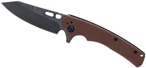 Scipio ST065T Ignite Pocket Knife with 2.85-Inch Blade, Textured Grip Handle, Pocketknife Great for Fishing and Hunting, Tan image 3