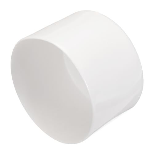 Image of uxcell 2pcs Rubber End Caps 80mm ID Vinyl Round Tube Bolt Cap Cover Screw Thread Protectors White, 50mm Height