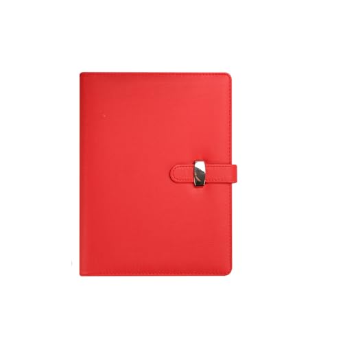 Carnet vintage en cuir à 6 anneaux rechargeables de 160 pages lignées professionnelles A5