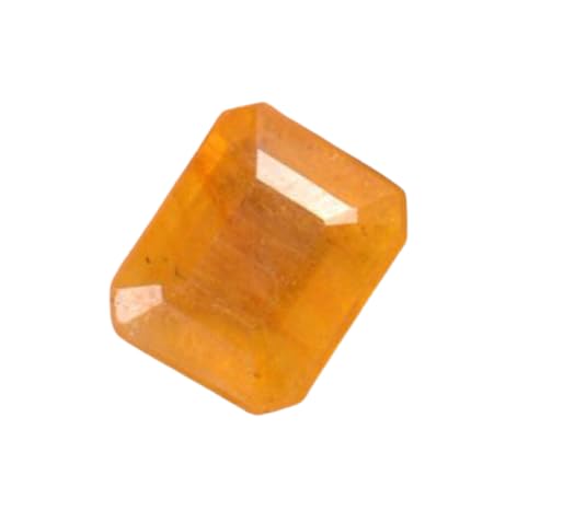 Saphir jaune de Ceylan véritable pour création de bague homme et femme 10,48 Ratti