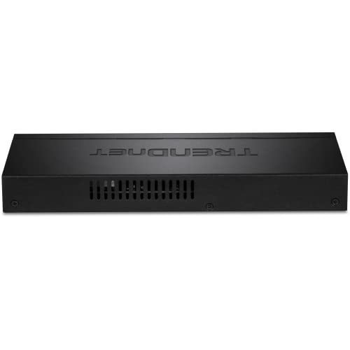 Image of TRENDnet 8-Port Gigabit PoE+ Switch, 120W PoE Power Budget, 16Gbps Switching Capacity, IEEE 802.1p QoS, DSCP Pass-Through Support, Fanless, Wall Mountable, Lifetime Protection, Black, TPE-TG84