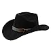 Jesscasday Cowboy Hat, Soft Sueded Western Hat Street Styles Denims Hat Retros Fashion Denims Hat