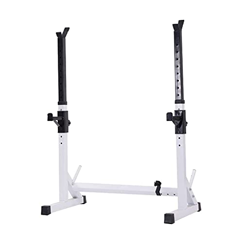 ERoomQ Home Squat Rack Fitness Bench Press Adjustable Squat Rack Multifunctional Squat Rack Telescopic Bench Press Squat Barbell Rack