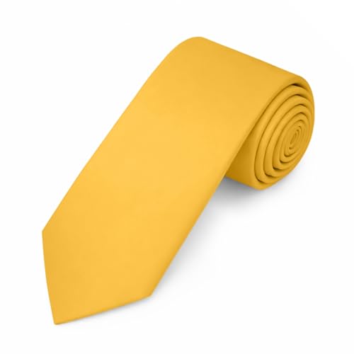 Image of Jacob Alexander Men's Slim Width 2.75 inch Solid Color Tie
