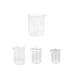 Yihaifu 4pcs Messbecher Transparent Maßstab Jigger Plastikküche Labormaßstab Jigger Küchencontainer