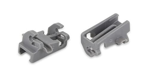 DL-pro 2 x Korbablagen-Lager für Bosch Siemens 611474 00611474 für Oberkorb für Geschirrspüler Spülmaschine Geschirrspülmaschine