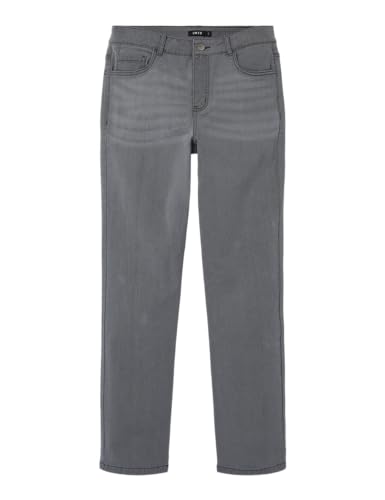 Pantalón Nlmteppe DNM Reg vaquero gris para el instituto y parque