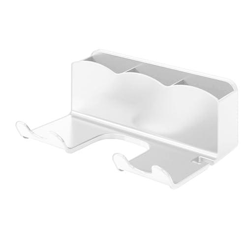 Porte-sèche-Cheveux - Rack D'organisateur À Outils De Cheveux sans Dril, Hook De Rangement De Séchoir Mural | Support Sèche-Cheveux À Chargement, Cintre De Sèche-Cheveux pour Le Comptoir Et L'organ