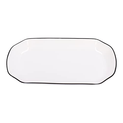 ZMellifluent Plato de cena blanco de cerámica de 12 pulgadas, plato para sopa, fideos y pescado de 550 ml, vajilla de cocina apta para microondas y lavavajillas para uso en restaurantes y en el