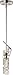 Maxim 39553CLPN Milano Pendant Ceiling Light, 1-Light 60 Watt, 16"H x 6"W, Polished Nickel