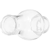 comprar cristales antiguos Cubierta de cristal para lámpara de aceite: la chimenea de repuesto adecuada para la mayoría de las lámparas de aceite y queroseno antiguas, globo antiguo