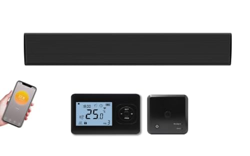 Calefactor de terraza por infrarrojos Thermolux con WiFi y termostato (1800, Vatios)