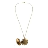 Ideal para regalar: el medallón de fotos unisex es un regalo considerado para hombres, mujeres o damas de honor, que simboliza el y la conexión en una forma compacta y elegante, collar de medallón para hombres, collar de medallón de fotos vintage