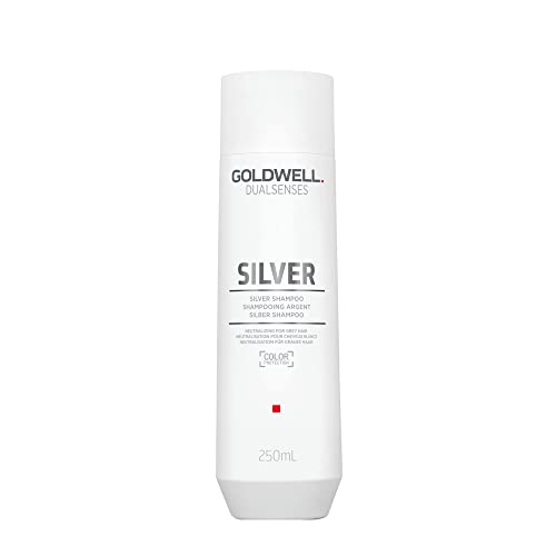 Goldwell Dualsenses Silver, Shampoo per capelli grigi e biondi freddi, 250ml
