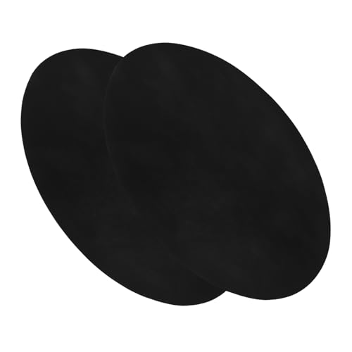 FUNOMOCYA 2Pcs Nonstick Grill Mat Round Barbecue Pad for Easy Cooking Durable Material Reusable and Lightweight for Outdoor Grilling and Easy Cleanup