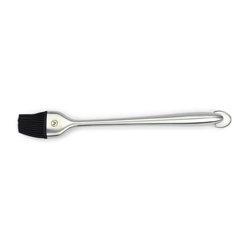 Grillpinsel Edelstahl mit Silikonborsten für BBQ und Küche
