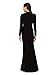 Adrianna Papell Women's Tuxedo Long Dress, Black, 12